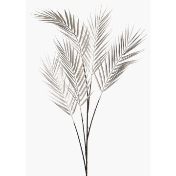Fausse branche Dypsis lutescens LARMO, argent métallique, 115cm