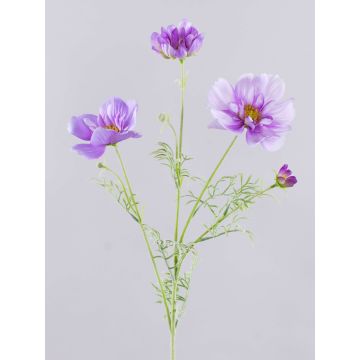 Branche décorative de cosmos HIKJAN, violette, 80 cm