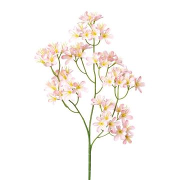 Branche décorative de fleurs de pommier YORBEN avec des fleurs, rose, 60cm