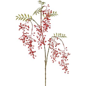 Branche de sorbier artificielle JANNAH avec fruits, rouge, 130 cm Branche de sorbier artificielle JANNAH avec fruits, rouge, 130 cm