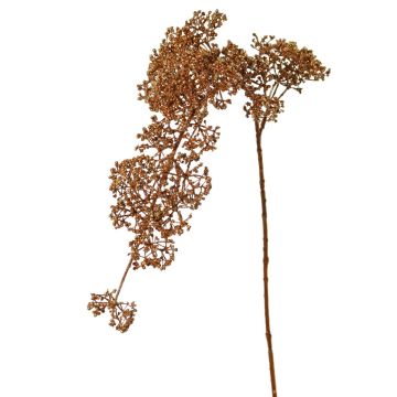 Branche artificielle de viorne SALFHY avec bourgeons, cuivre métallisé, 90 cm Branche artificielle de viorne SALFHY avec bourgeons, cuivre métallisé, 90 cm