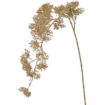 Branche artificielle de viorne SALFHY avec bourgeons, argent-or métallisé, 90 cm Branche artificielle de viorne SALFHY avec bourgeons, argent-or métallisé, 90 cm