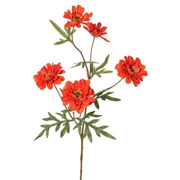 Branche décorative Chrysanthème PRUDENCE, collection écologique, rouge-orange, 75cm, Ø5-6,5cm Branche décorative Chrysanthème PRUDENCE, collection écologique, rouge-orange, 75cm, Ø5-6,5cm
