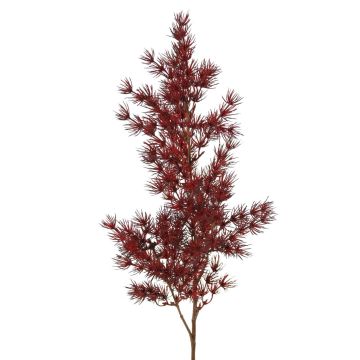 Branche artificielle d'Asparagus umbellatus DIKERNO, rouge bordeaux, 75 cm Branche artificielle d'Asparagus umbellatus DIKERNO, rouge bordeaux, 75 cm