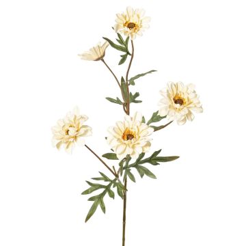 Branche décorative Chrysanthème PRUDENCE, collection écologique, crème-jaune, 75cm, Ø5-6,5cm Branche décorative Chrysanthème PRUDENCE, collection écologique, crème-jaune, 75cm, Ø5-6,5cm