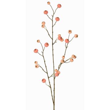 Branche artificielle de pommier ornemental NONGIH avec fruits, rose clair, 90cm Branche artificielle de pommier ornemental NONGIH avec fruits, rose clair, 90cm