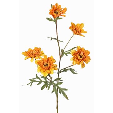Branche décorative Chrysanthème PRUDENCE, collection écologique, jaune-orange, 75cm, Ø5-6,5cm Branche décorative Chrysanthème PRUDENCE, collection écologique, jaune-orange, 75cm, Ø5-6,5cm