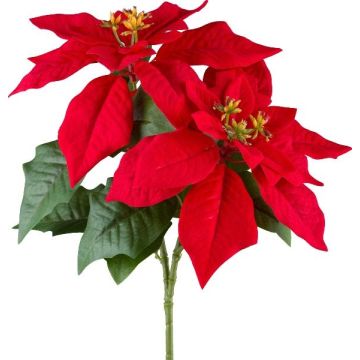 Branche artificielle Poinsettia FRIMBEL, rouge, 30cm