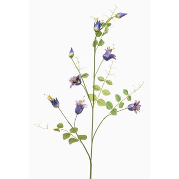 Branche décorative de clématite LENOMA, bleue, 115 cm