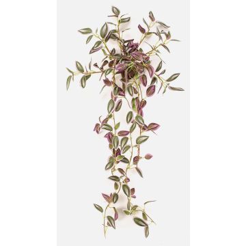 Plante artificielle Tradescantia zebrina DIHALLO sur tige, retombante, vert-violet, 70 cm Plante artificielle Tradescantia zebrina DIHALLO sur tige, retombante, vert-violet, 70 cm