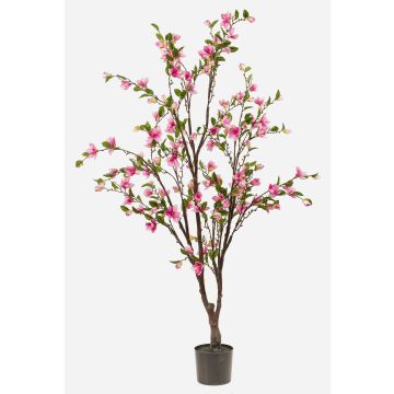 Arbre de magnolia artificiel JINKFUN avec fleurs, tronc artificiel, rose, 170 cm Arbre de magnolia artificiel JINKFUN avec fleurs, tronc artificiel, rose, 170 cm