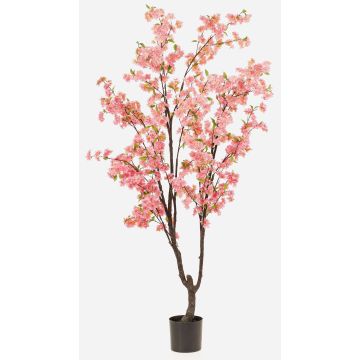 Cerisier artificiel JANKFUN avec fleurs, tronc artificiel, rose, 210 cm