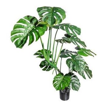 Philodendron Monstera Deliciosa artificiel YANGT, racines aériennes, 120cm