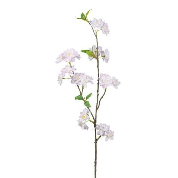 Branche artificielle de cerisier du Japon FYNLOK avec des fleurs, rose clair, 75cm