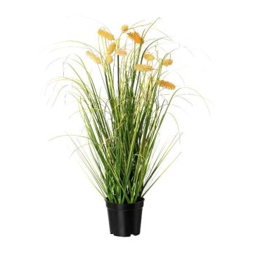 Herbe artificielle Pennisetum LELTA avec des panicules, orange-beige, 65cm