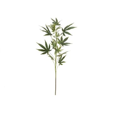 Branche de chanvre artificielle AKASYA, vert, 90cm Branche de chanvre artificielle AKASYA, vert, 90cm