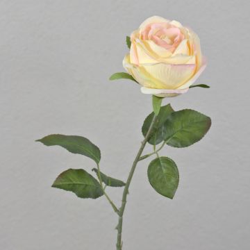 Rose artificielle FINAKAS, rose crème, 65 cm, Ø 9 cm Rose artificielle FINAKAS, rose crème, 65 cm, Ø 9 cm