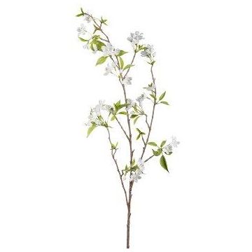 Branche de fleurs de poirier artificielle SLOFEN avec des fleurs, blanc, 115cm Branche de fleurs de poirier artificielle SLOFEN avec des fleurs, blanc, 115cm