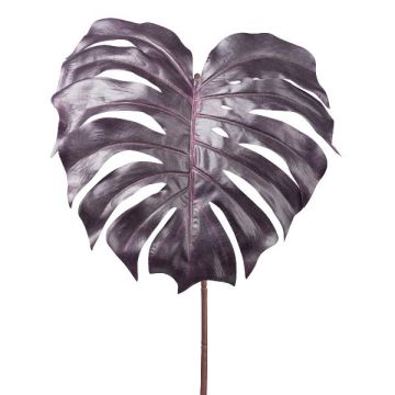 Feuille décorative Philodendron Monstera Deliciosa TRAXOS, aubergine, 80cm Feuille décorative Philodendron Monstera Deliciosa TRAXOS, aubergine, 80cm