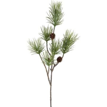 Branche artificielle Pin GRALTO avec des pommes de pin, vert, 70cm
