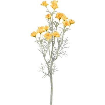 Branche artificielle Marguerite PALVON, jaune, 55cm