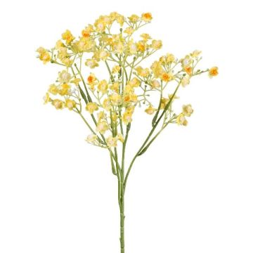 Gypsophile artificiel LITAGO, jaune, 50cm Gypsophile artificiel LITAGO, jaune, 50cm