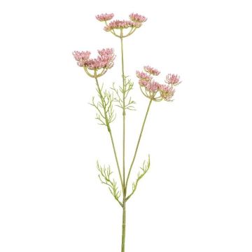 Branche artificielle de carotte sauvage KRAHEN, rose, 50 cm Branche artificielle de carotte sauvage KRAHEN, rose, 50 cm