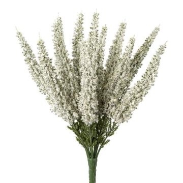 Fleur artificielle Erika MIRAKY, tige, blanche, 26 cm