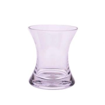 Vase en verre en forme de sablier LIZET, transparent, 17,5 cm, Ø 15,2 cm Vase en verre en forme de sablier LIZET, transparent, 17,5 cm, Ø 15,2 cm
