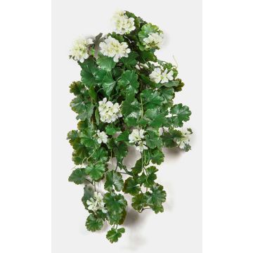 Fleur artificielle géranium OTTAVIA sur tige, crossdoor, crème, 65 cm