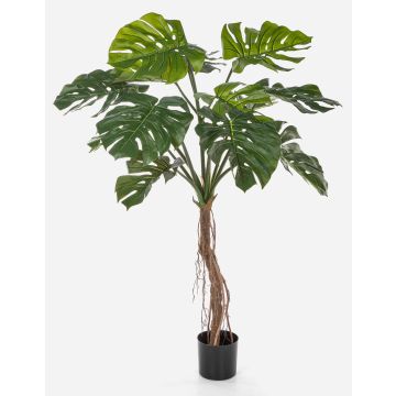 Plante artificielle Philodendron Monstera Deliciosa IDALINA, racines, 130 cm