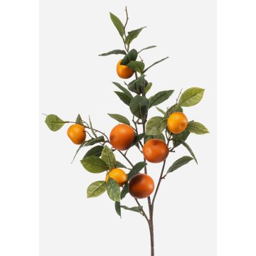 Fausse branche d'oranger QUEOSHA avec des fruits, orange, 95cm