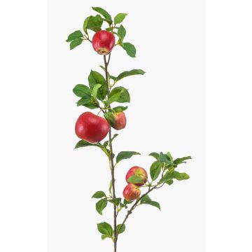 Branche de pommier décorative ZANINA avec des fruits, rouge-jaune, 95cm