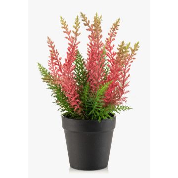 Bruyère artificielle ELSAWO dans un pot décoratif « crossdoor », rose, 30 cm