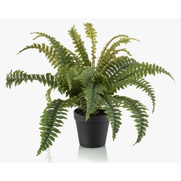 Plante artificielle fougère épée ALSAWO dans un pot décoratif, verte, 45 cm