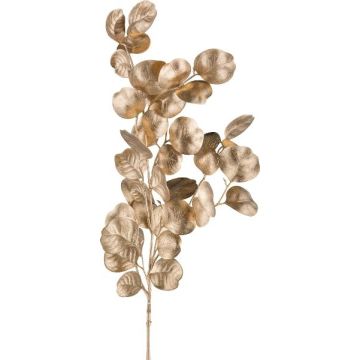 Branche artificielle Eucalyptus DRAVEL, or, 75cm Branche artificielle Eucalyptus DRAVEL, or, 75cm