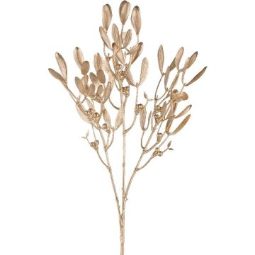 Branche artificielle Gui GLUNTA avec des baies, or, 70cm Branche artificielle Gui GLUNTA avec des baies, or, 70cm
