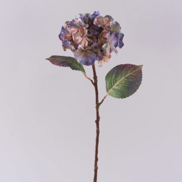 Hortensia artificiel NYNMAR, vert-lilas, 50cm, Ø18cm Hortensia artificiel NYNMAR, vert-lilas, 50cm, Ø18cm