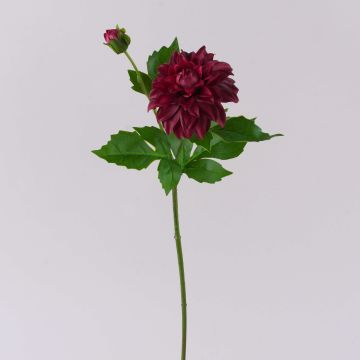 Fleur artificielle dahlia WERNYT, rouge bordeaux, 45 cm, Ø 10 cm Fleur artificielle dahlia WERNYT, rouge bordeaux, 45 cm, Ø 10 cm
