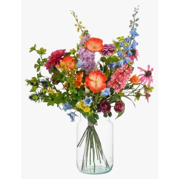 Bouquet de fleurs artificielles FEME, multicolore, 90cm, Ø55cm
