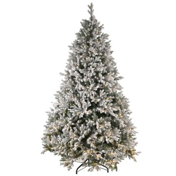 Sapin en plastique ALASKA SPEED, enneigé, LEDs, 210cm, Ø140cm Sapin en plastique ALASKA SPEED, enneigé, LEDs, 210cm, Ø140cm