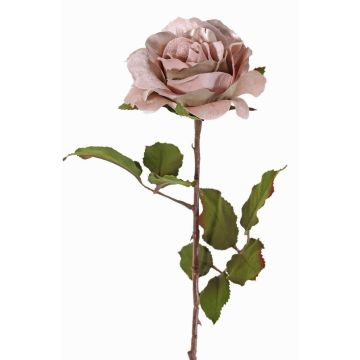 Rose velouté SINDALA, lilas clair, 60cm, Ø12cm Rose velouté SINDALA, lilas clair, 60cm, Ø12cm
