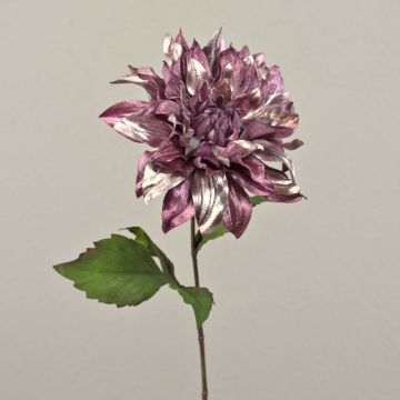 Dahlia velouté MINBU, vieux rose, 60cm, Ø18cm