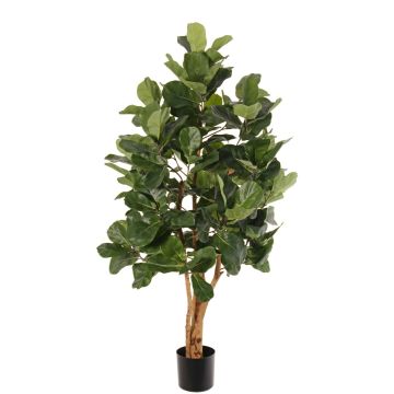 Arbre artificiel Ficus lyrata TUNGA, troncs naturels, vert, 150cm Arbre artificiel Ficus lyrata TUNGA, troncs naturels, vert, 150cm