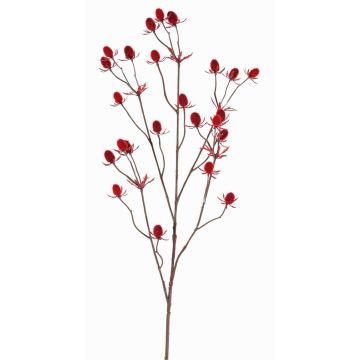 Branche de chardon artificielle (Eryngium) LOUKAS, rouge, 70cm, Ø1-1,5cm Branche de chardon artificielle (Eryngium) LOUKAS, rouge, 70cm, Ø1-1,5cm