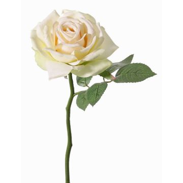 Fleur artificielle Rose NIKOLETA, crème-rose, 30cm, Ø12cm
