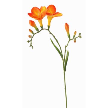 Freesia en tissu MARUSHA, orange, 65cm, Ø7cm Freesia en tissu MARUSHA, orange, 65cm, Ø7cm