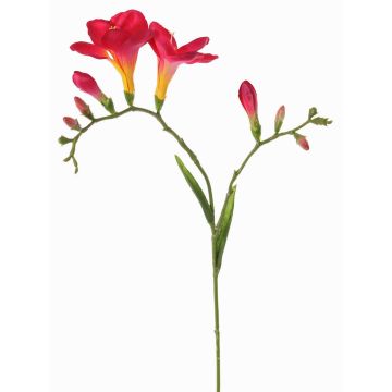 Freesia en tissu MARUSHA, rose fuchsia, 65cm, Ø7cm Freesia en tissu MARUSHA, rose fuchsia, 65cm, Ø7cm
