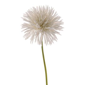 Chrysanthème en tissu NANDITA, blanc, 60cm, Ø15cm