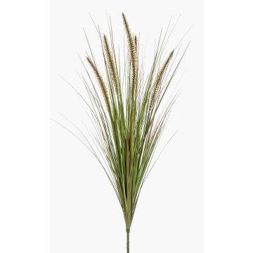 Graminée artificielle YWAIN, panicules, sur piquet, beige-vert, 70cm
